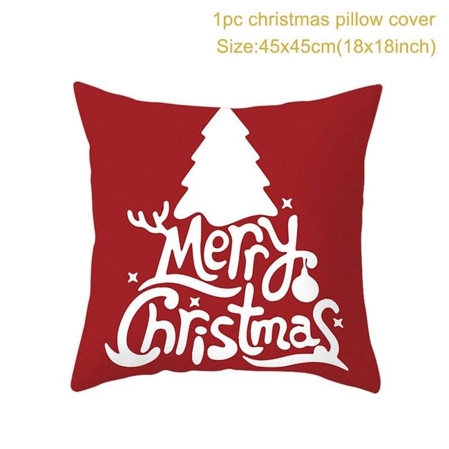 Christmas Cushion Cover Merry Christmas Decorations - TheWellBeing4All