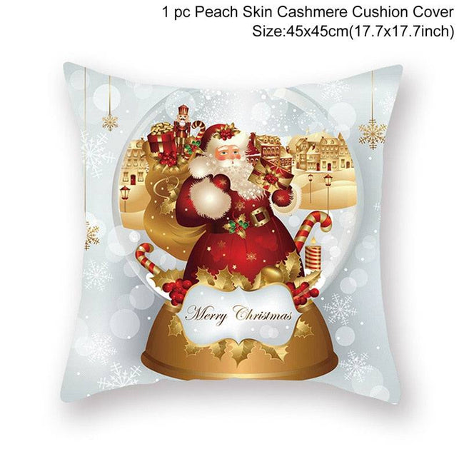 Christmas Cushion Cover Merry Christmas Decorations - TheWellBeing4All