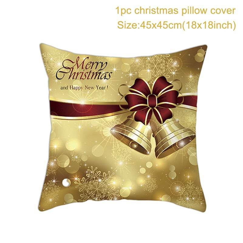 Christmas Cushion Cover Merry Christmas Decorations - TheWellBeing4All