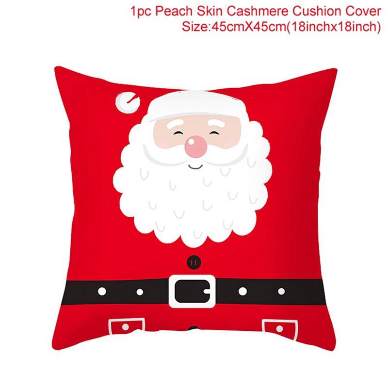 Christmas Cushion Cover Merry Christmas Decorations - TheWellBeing4All