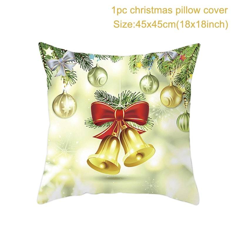 Christmas Cushion Cover Merry Christmas Decorations - TheWellBeing4All