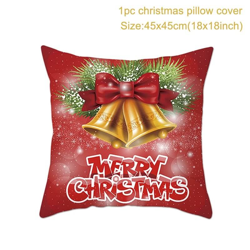 Christmas Cushion Cover Merry Christmas Decorations - TheWellBeing4All