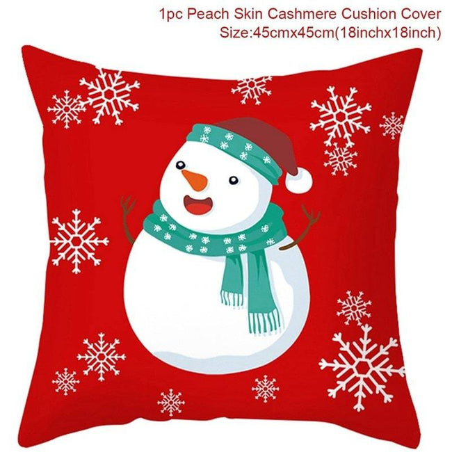 Christmas Cushion Cover Merry Christmas Decorations - TheWellBeing4All