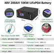 Battery 51.2V 280Ah 300Ah 15KW 6000+ Cycles Max 32 Parallel With CAN BUS/RS485 -10 Years Warranty - TheWellBeing4All