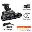 WiFi GPS Car DVR Dual Lens 8 Infrared Light Night Vision 3 Lens 170 Degree Dash Cam Car Camera 4 Channel - TheWellBeing4All