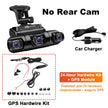 WiFi GPS Car DVR Dual Lens 8 Infrared Light Night Vision 3 Lens 170 Degree Dash Cam Car Camera 4 Channel - TheWellBeing4All