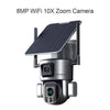 4K HD Dual Scrceen Preview 4G Solar Camera Outdoor WIFI 10X Optical Zoom Two-way Audio Color Night Vision - TheWellBeing4All