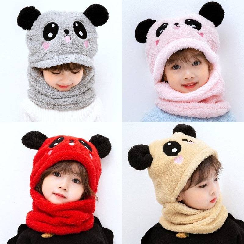 Cartoon Scarf Thicken Cap - TheWellBeing4All