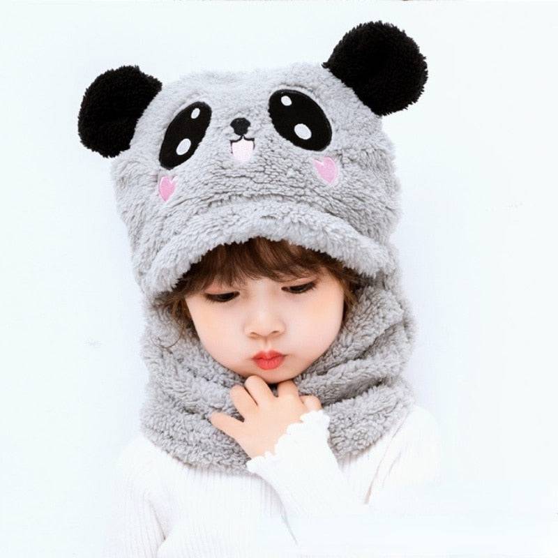 Cartoon Scarf Thicken Cap - TheWellBeing4All