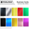 Business Name Cards Multicolor Aluminium Alloy Metal Sheet Testing Material for Laser Marking Machine - TheWellBeing4All