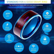 Men's Ring Magic Wear NFC Smart Ring Finger Digital Ring for Android phones with functional couple stainless steel ring - TheWellBeing4All