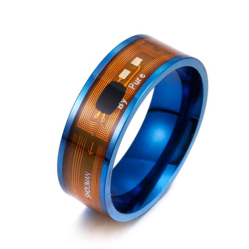 Men's Ring Magic Wear NFC Smart Ring Finger Digital Ring for Android phones with functional couple stainless steel ring - TheWellBeing4All