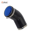 Silicone Tubing Hose Connector Intercooler Turbo Intake Pipe Coupler Hose 45 Degrees Multiple Sizes Black - TheWellBeing4All