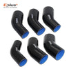 Silicone Tubing Hose Connector Intercooler Turbo Intake Pipe Coupler Hose 45 Degrees Multiple Sizes Black - TheWellBeing4All