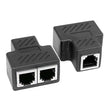 Network Rj45 Cable Port Network Cable Splitter Extender Plug Adapter Connector - TheWellBeing4All