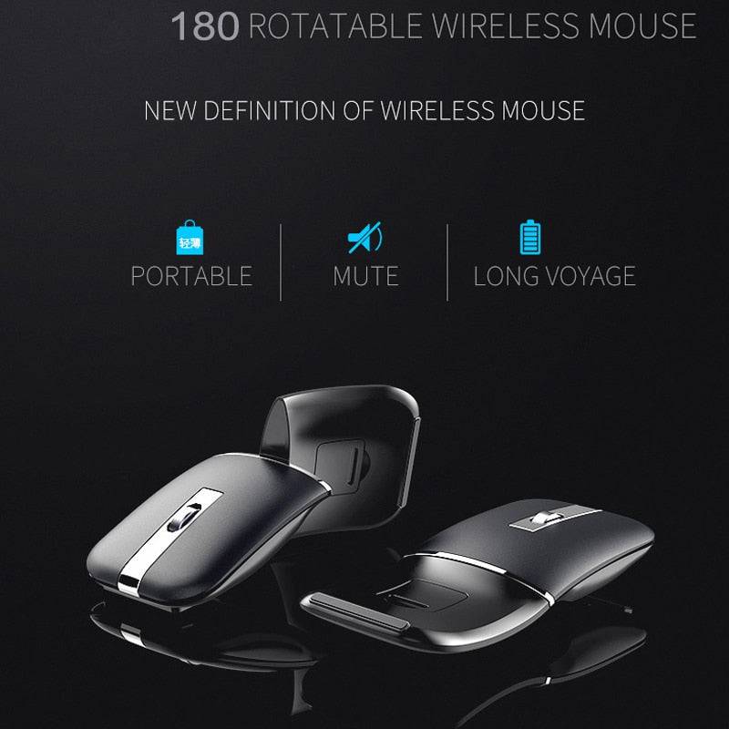 Dual-mode Foldable Mouse Wireless + Bluetooth - TheWellBeing4All