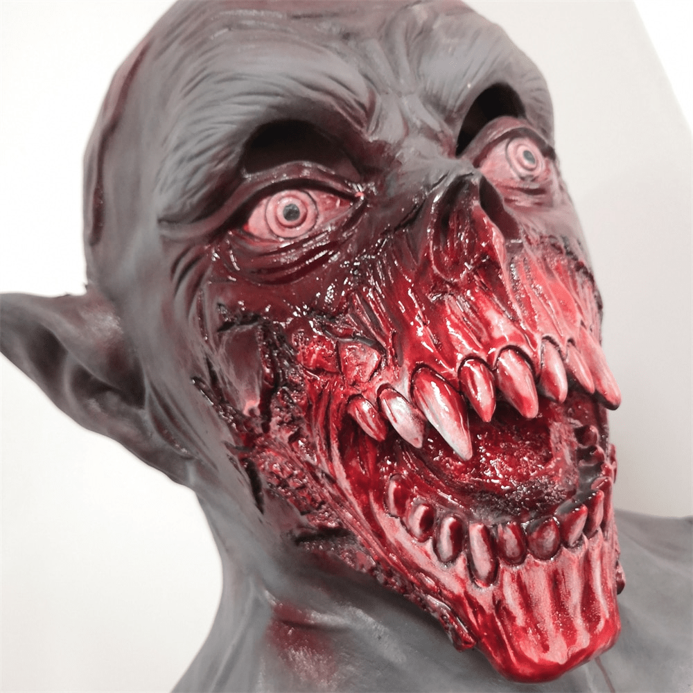 Scary Vampire Mask - Dracula Monster Latex Mask for Halloween Costume Party and Horror Cosplay