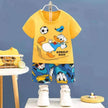 Cotton Baby Sets short sleeve Boy T-shirt + Shorts Sets Toddler Clothing Baby Boy Clothes - TheWellBeing4All