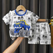 Cotton Baby Sets short sleeve Boy T-shirt + Shorts Sets Toddler Clothing Baby Boy Clothes - TheWellBeing4All