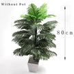 Artificial Plant Tropical Palm Tree Leaves Monstera Coconut Tree Without Pot - TheWellBeing4All