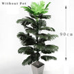 Artificial Plant Tropical Palm Tree Leaves Monstera Coconut Tree Without Pot - TheWellBeing4All