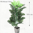 Artificial Plant Tropical Palm Tree Leaves Monstera Coconut Tree Without Pot - TheWellBeing4All