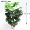 Artificial Plant Tropical Palm Tree Leaves Monstera Coconut Tree Without Pot - TheWellBeing4All