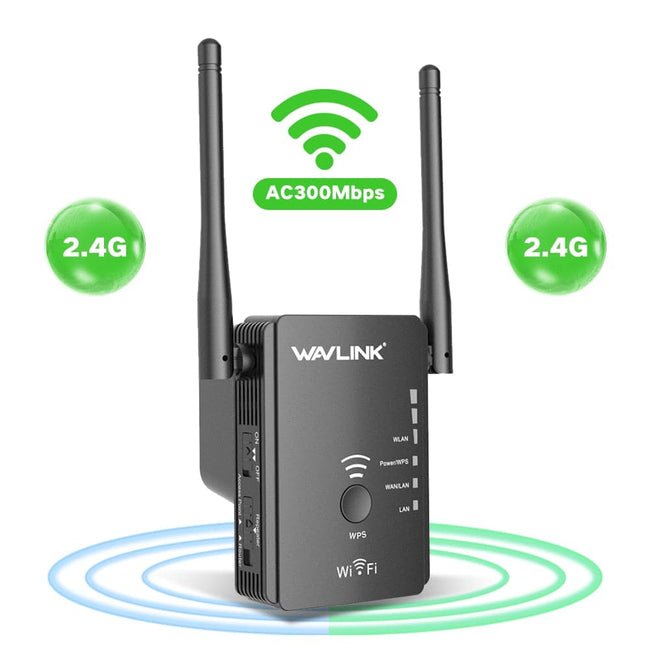 Dual Band Wireless WiFi Repeater/2.4G&5G WiFi Extender/Router Boost WiFi Coverage Easy Installation Wall-plug WPS Button - TheWellBeing4All