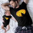 Funny Pizza Print Father Mother Kids T-Shirt Baby Bodysuit Cotton Summer Family Matching Outfits Mom Dad Children Match Clothes - TheWellBeing4All