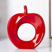 Creative ceramic gold and silver hollow apple ornaments Nordic modern home decorations desktop crafts Christmas Arts figurines - TheWellBeing4All