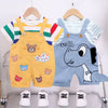 Boys Girls Cute Summer Casual Clothes Set Striped Top+Shorts Kids Clothes - TheWellBeing4All