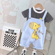 Boys Girls Cute Summer Casual Clothes Set Striped Top+Shorts Kids Clothes - TheWellBeing4All