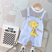 Boys Girls Cute Summer Casual Clothes Set Striped Top+Shorts Kids Clothes - TheWellBeing4All