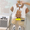 Boys Girls Cute Summer Casual Clothes Set Striped Top+Shorts Kids Clothes - TheWellBeing4All