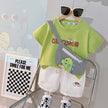 Boys Girls Cute Summer Casual Clothes Set Striped Top+Shorts Kids Clothes - TheWellBeing4All