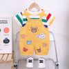 Boys Girls Cute Summer Casual Clothes Set Striped Top+Shorts Kids Clothes - TheWellBeing4All