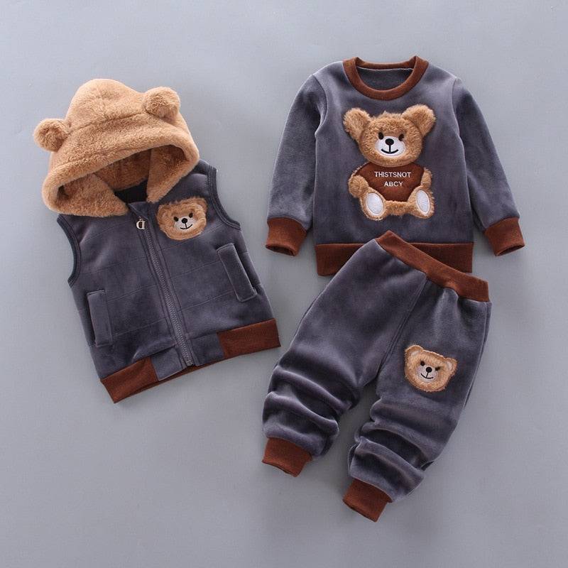 Baby Boys and Girls Clothes Hoodie+Pant Outfit Kids Costume Suit Infant Clothing For Baby Warm Sets - TheWellBeing4All