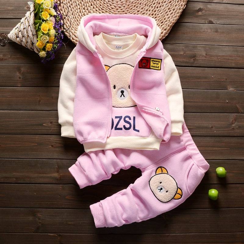 Baby Boys and Girls Clothes Hoodie+Pant Outfit Kids Costume Suit Infant Clothing For Baby Warm Sets - TheWellBeing4All