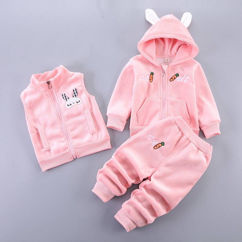 Baby Boys and Girls Clothes Hoodie+Pant Outfit Kids Costume Suit Infant Clothing For Baby Warm Sets - TheWellBeing4All