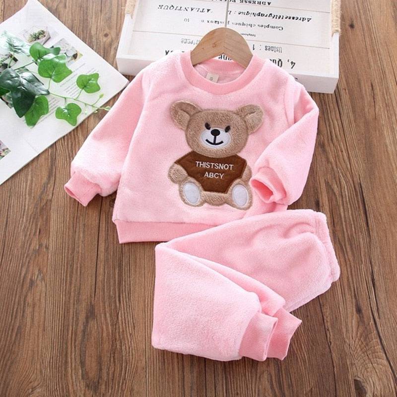 Baby Boys and Girls Clothes Hoodie+Pant Outfit Kids Costume Suit Infant Clothing For Baby Warm Sets - TheWellBeing4All