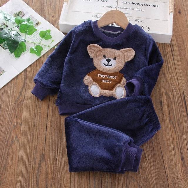 Baby Boys and Girls Clothes Hoodie+Pant Outfit Kids Costume Suit Infant Clothing For Baby Warm Sets - TheWellBeing4All