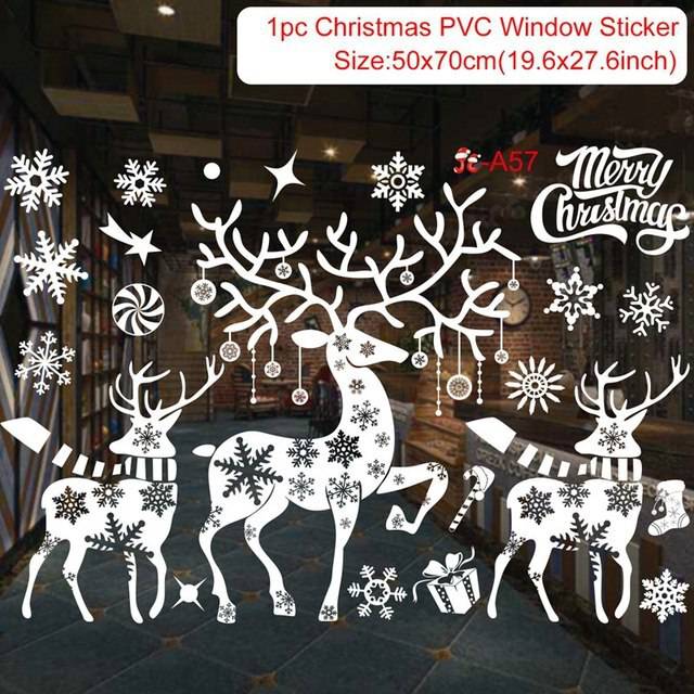 Christmas Wall Window Stickers Marry Christmas Decoration