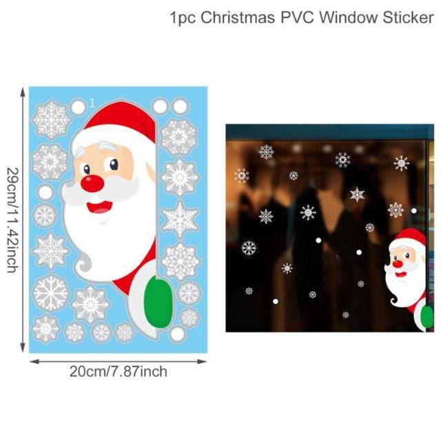 Christmas Wall Window Stickers Marry Christmas Decoration