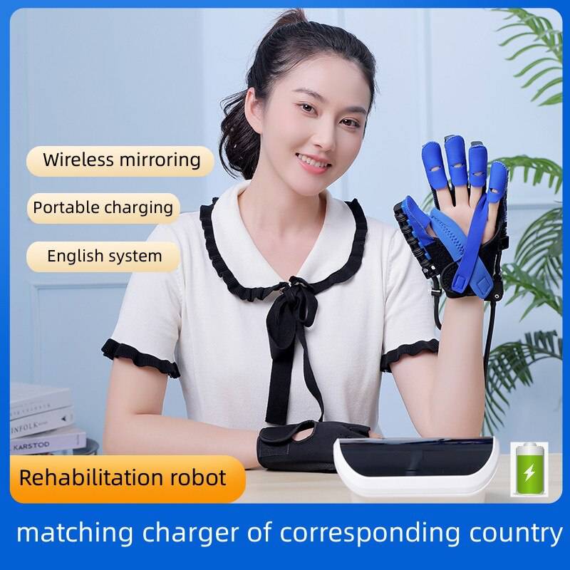 stroke Rehabilitation robot gloves hemiplegia cerebral infarction training equipment finger exerciser - TheWellBeing4All