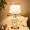 Crystal Table Lamp European Style  Sweet Bedroom Lamp Home Decor Golden Lamp - TheWellBeing4All