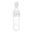 Squeezing Feeding Bottle Silicone Newborn Baby Training Rice Spoon Infant Cereal Food Supplement Feeder Safe Tableware Tools - TheWellBeing4All