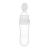 Squeezing Feeding Bottle Silicone Newborn Baby Training Rice Spoon Infant Cereal Food Supplement Feeder Safe Tableware Tools - TheWellBeing4All