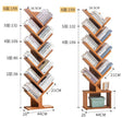 Environmental protectionAll-nan   bamboo bookshelf vertical floor-standing book storage rack - TheWellBeing4All