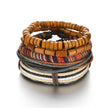 Braided Wrap Leather Bracelet for Men Vintage Life Tree Guitar Wood Beads Fashion Male Bracelets Wristband - TheWellBeing4All