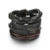 Braided Wrap Leather Bracelet for Men Vintage Life Tree Guitar Wood Beads Fashion Male Bracelets Wristband - TheWellBeing4All